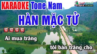 Hàn Mặc Tử Karaoke Tone Nam - Nhạc Sống Thanh Ngân