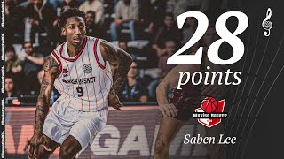 Saben Lee (28 PTS) | Player Highlights | MNSB v FMP | #BasketballCL 2024-25