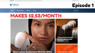 My affiliate blog makes $2.53/month. I'm going to fix it. Ep.1