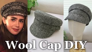 Emily in Paris Wool Hat DIY [FREE PATTERN download] Sewing Tutorial