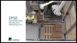 Combined case packing and palletizing unit : EP50