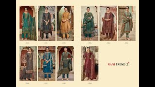 Stuff Export Presents Rani Trendz Kia Chanderi Silk Straight Pattern Suits Catalog