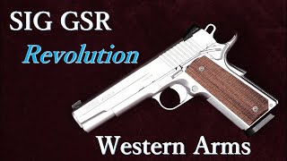 SIG GSR【Revolution】SILVER / ウェスタンアームズ：重量・トリガープル・初速測定～試射結果（家族）