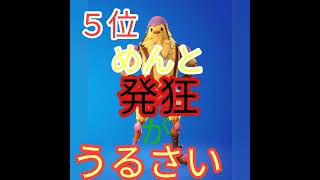 オオクボ軍団PC最強ランキング2#youtube #switch #としき #ぽこえふろん #short #shorts #subscribe #フォートナイト #大久保マコト#最強 #最強キャラ