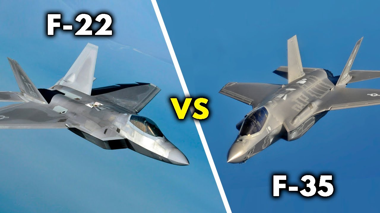 F-22 Vs F-35 | ¿Cuál Es El Caza MÁS AVANZADO De Estados Unidos? | ¿Qué ...