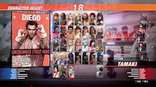 【初見、常連\u0026コメント歓迎】DOA6　新キャラたまき…こいつやばい　ロビマ　主はディエゴ、たまき、紅葉使います