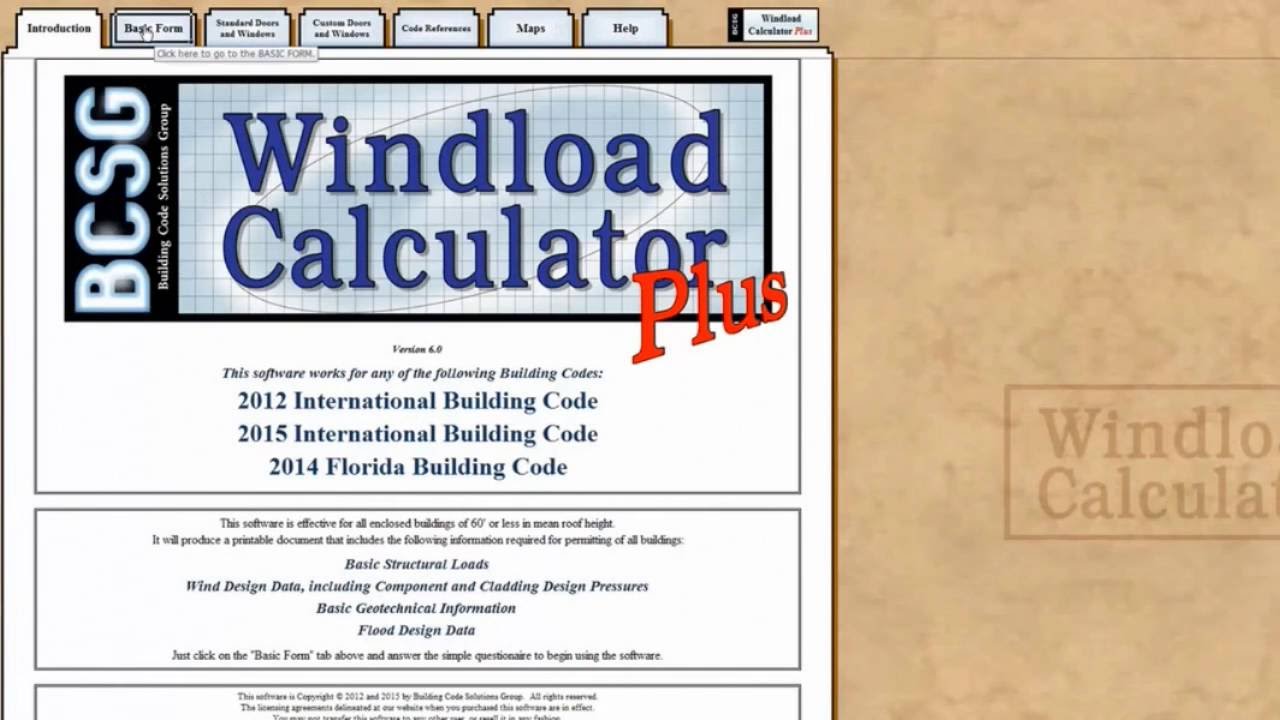 Windload Calculator For FBC And IBC - YouTube