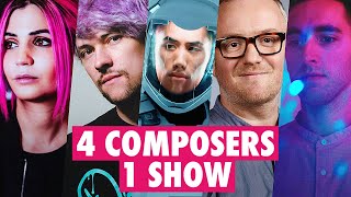 4 COMPOSERS SCORE THE SAME SHOW ft. Virtual Riot, Christian Henson, Tori Letzler, Mark Hadley