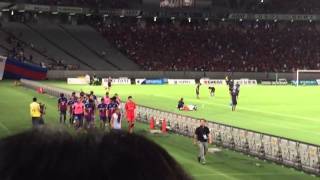 FC東京対浦和レッズ  2014シーズン  試合終了直後2