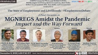 #EmploymentDebate | Panel Discussion | MGNREGS amidst the Pandemic: Impact and the Way Forward | HQV