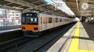 東武東上線ふじみ野駅列車通過発着集