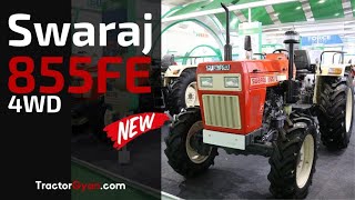 New Swaraj 855 FE 4wd Tractor at Agri Intex Codissia, Coimbatore India 2025- TractorGyan.com