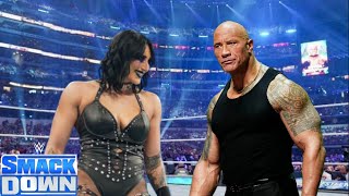 WWE Full Match - Rhea Ripley Vs. The Rock : SmackDown Live Full Match