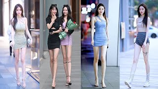Mejores Street Fashion Tik Tok 2021 | Hottest Chinese Girls Street Fashion Style 2021 Ep.127