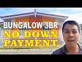 BUNGALOW 3BR House and Lot in PAMPANGA - NO DOWN PAYMENT required!!!