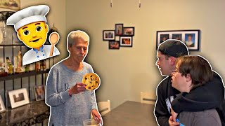 Gabe and I made cookies for grandma! Did she like them? (Her honest answer revealed at the end)