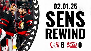 Sens Rewind: Senators Sweep Wild 6-0