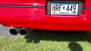 1985 Chevrolet Corvette L98 Straight Pipe Exhaust with Glasspacks