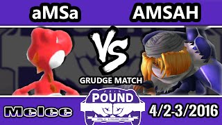 Pound 2016 Exhibition - VGBC | aMSa (Yoshi) Vs. Amsah (Sheik) SSBM - Smash Melee