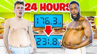 Who Can Gain the Most Weight in 24 Hours - 2HYPE Calories Challenge