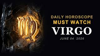 Virgo Horoscope Today ♍ Your precision is a lie.! (June 04, 2026)