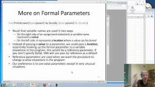Sub Procedures and Functions