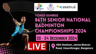 Day 4 - SF - Court 1 - YONEX-SUNRISE 86TH SENIOR NATIONAL BADMINTON CHAMPIONSHIPS 2024