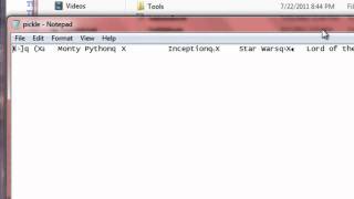 Python 3 Tutorial: 25 - Pickles