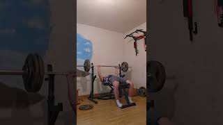 107.5kg Pin Press | Road to 120kg Bench Press #gym #benchpress #motivation