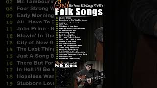 Classic Folk Songs 🎷 The Best of Folk Songs 70's/80's  🎷 Jim Croce, James Taylor, Woody Guthrie