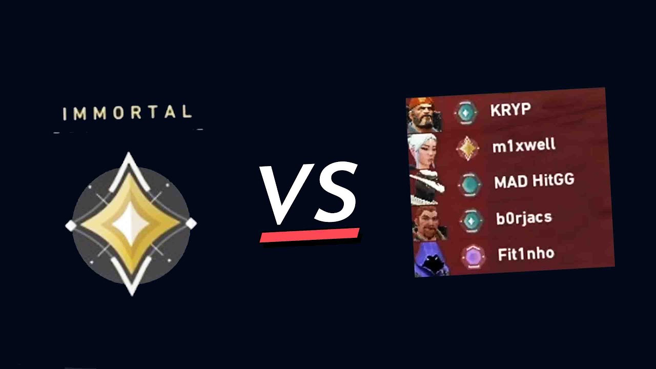 Valorant Immortal Vs 5 Stack Youtube