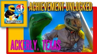 Achievement 'Unlicked': Sinclair Station at Ackerly, Texas [Motorcycle Vlog #72]