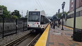 4 trains on the HBLR @ 45th Street (9/28/24)