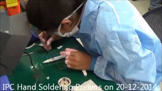 IPC Hand Soldering Competition prelims 20 12 2014