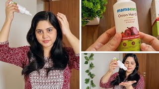 Mamaearth Onion Hair Oil Review | mamaearth hair oil buy or not ? | How to apply hair oil properly