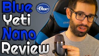 Blue Yeti Nano Microphone Initial Review with Blue Sherpa Software and Blue Yeti \u0026 Spark Comparison