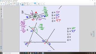 Part 2 I can #14 use the Linear Pair Conjecture and Vertical Angles Conjecture in an angle chase