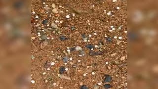 కరీంనగర్ లో రాళ్ల వర్షం | Heavy Rain in Karimnagar