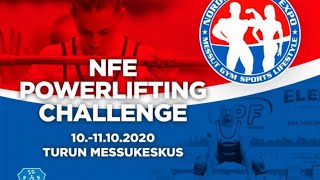 NFE Powerlifting Challenge, Men, Sunday 11.10.2020 at 15:00