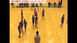 第84回全日本9人制バレーボール総合男子選手権大会　準決勝　住友電工vsサンデン　第2セット