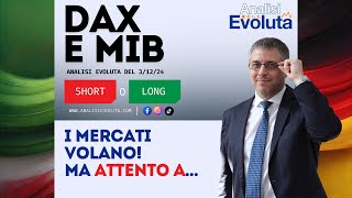 ⚠️ #dax e #mib ⚠️ - I Mercati Volano! Ma Attento a…