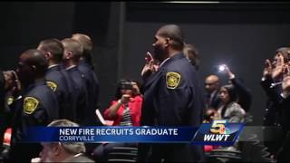 New recruits inducted into Cincinnati Fire Department