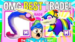 Trading My *MEGA NEON* PRISM SNAKE In Adopt Me Roblox! Adopt Me Trading