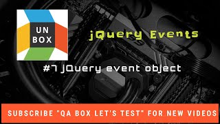 #7 jQuery Event Object