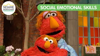 Elmo's Dad Offers Elmo Comfort | Social Emotional Skills