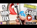 💦 LEAKY💦 Kohler Kitchen Faucet EASY FIX WITHOUT CURSING🤬 | PULL OUT Hose REPLACEMENT