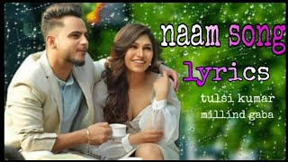 Naam song lyrics/Tulsi Kumar /Millind gaba /alok