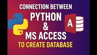 Python and Microsoft access connection to create Database on Access from python#python #msaccess
