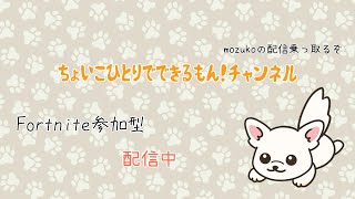 2025.16～フォートナイト参加型～おじさんちょいこ、mozukoチャンネルのっとり配信中～わちゃわちゃするけど許してね～参加型ルールは概要欄に～