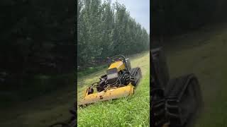 Our customer is using our #lawnmower. #smarttiger #SlopeMower #haohong brand Factory Direct Selling